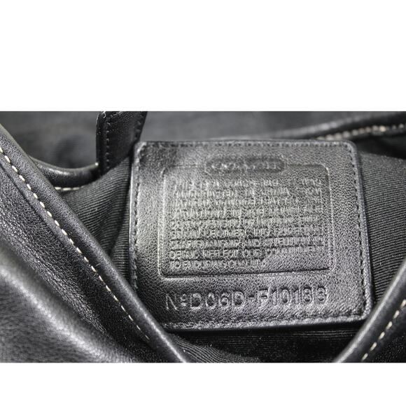 Coach F10188 Vintage Small Soho Black Leather Shoulder Flap Buckle Purse Bag - Picture 4 of 9